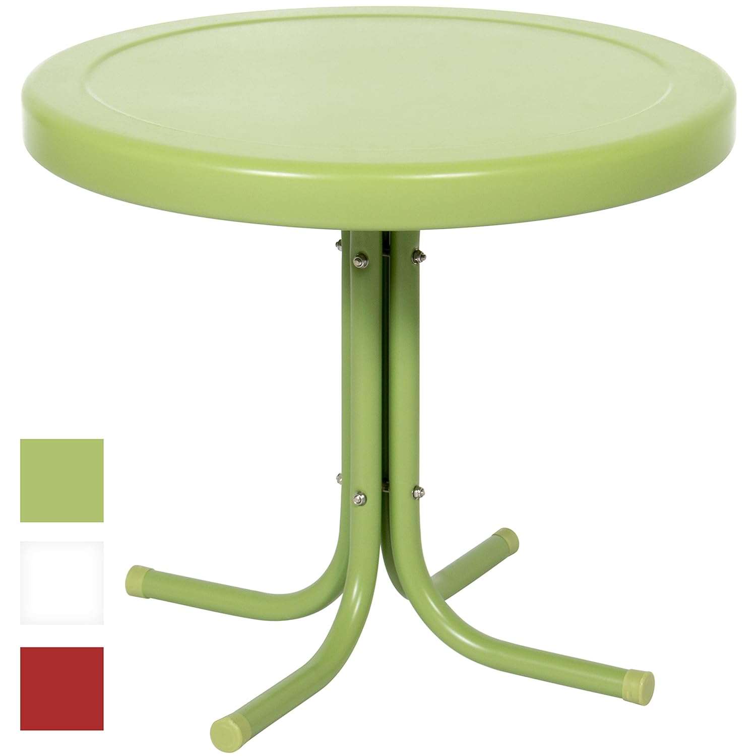 Best outside side table round metal