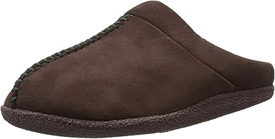 men's dearfoams microfiber clog slippers