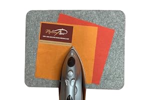 Madam Sew Natural Wool Pressing mat for Quilting |100% Wool Felt Ironing Pad | Wool Ironing Mat for Quilters,Crisp Seams on Q