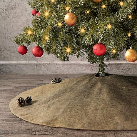 Ivenf Christmas Tree Skirt, 48 inches 