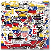63Pcs Venezuela Stickers Pack, Aesthetic Vinyl Waterproof Sticker Decals for Water Bottle,Laptop,Phone,Skateboard,Scrapbooking,Bumper for Party Supply Decor Favor&hellip;