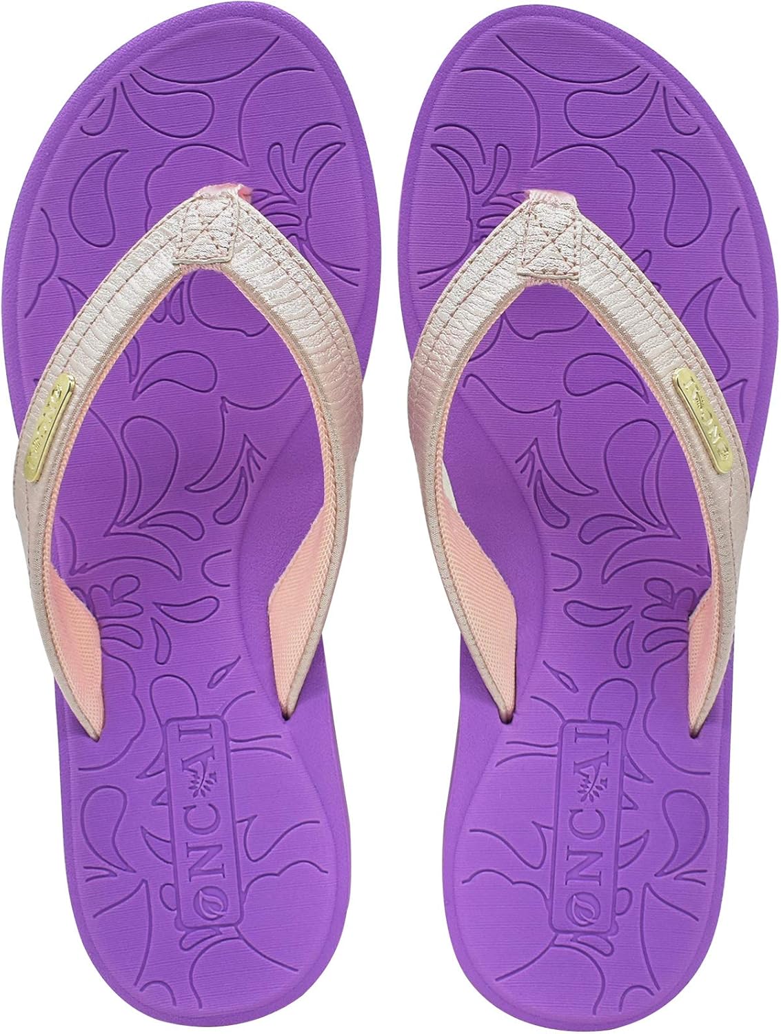  | ONCAI Flip Flops For Women Yoga Mat Comfortable Beach Thong Sandals With Arch Support | Flip-Flops