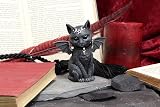 Nemesis Now Malpuss Winged Gothic Cat Figurine Polyresin Black view 2