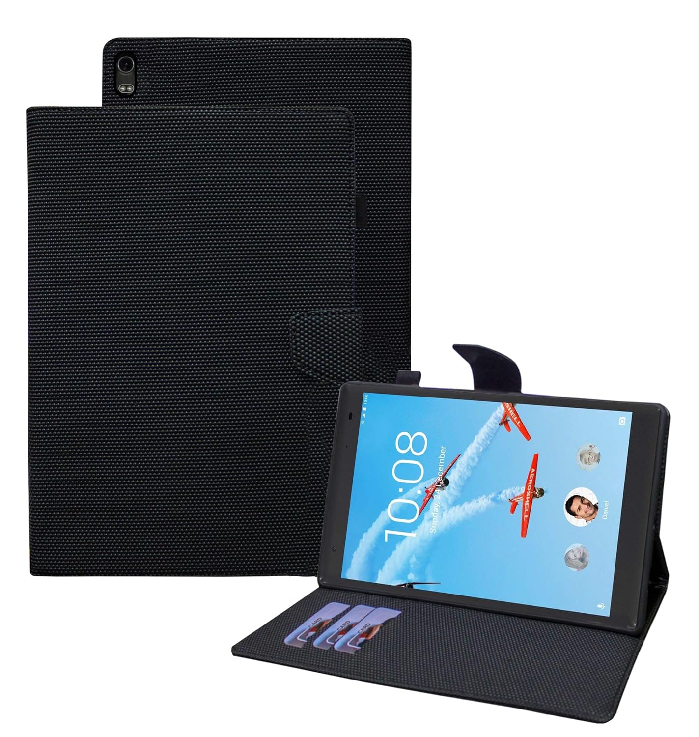 Amazon.in: Buy TGK Dotted Smart Leather Wallet Folio Stand Case with