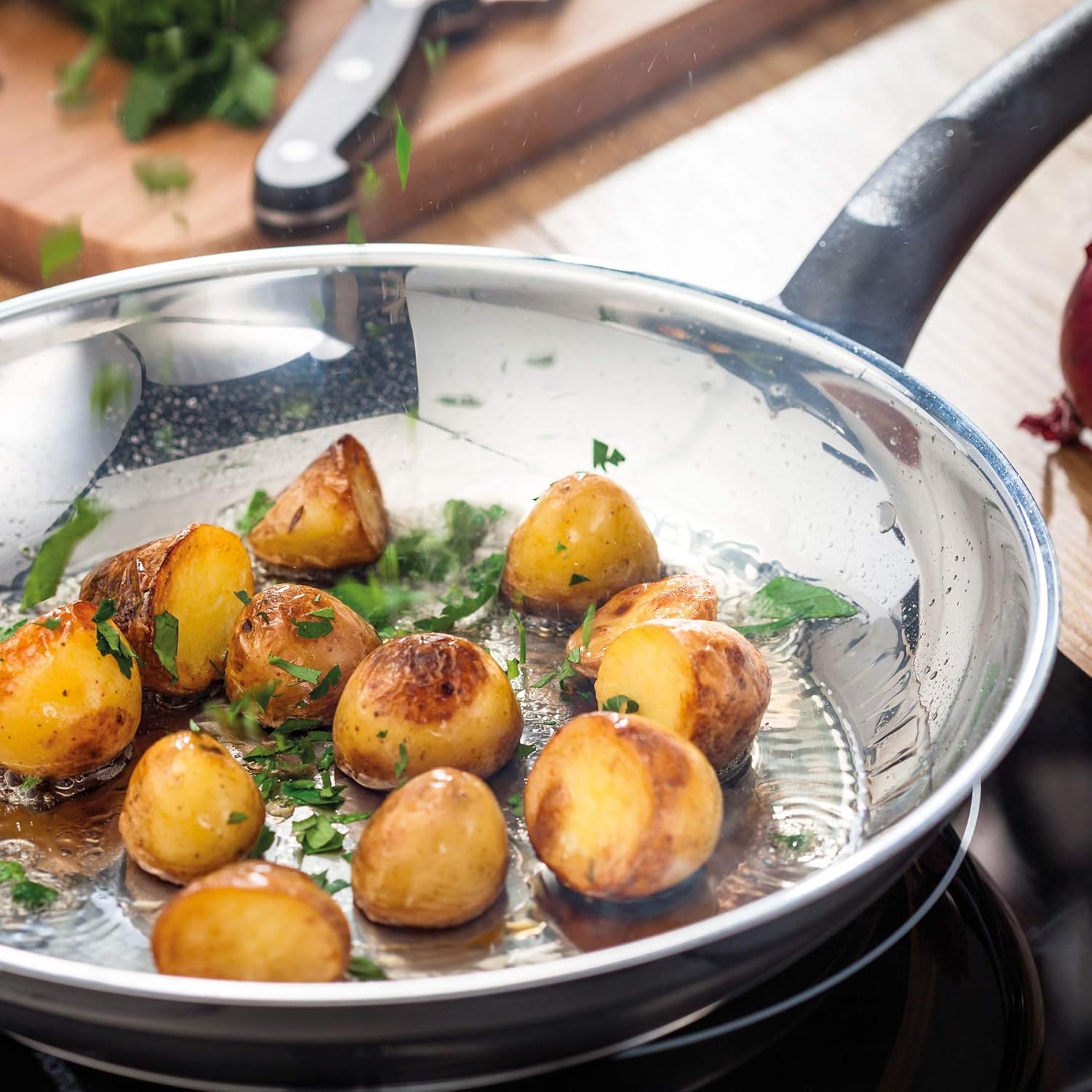 Judge Essentials HPC1 Stainless Steel Set of Pans, 5Piece Set, 14cm