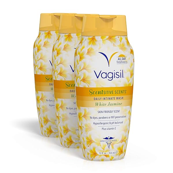 VAGISIL FEMININE WASH FOR INTIMATE AREA HYGIENE, SCENTSITIVE...