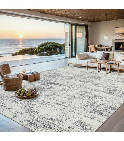 Amazon.com: Ikea VEDBÄK rug, low pile, 133x195 cm, light grey