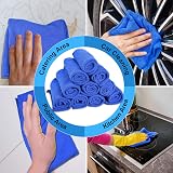 URAQT Microfiber Cleaning Cloths 10 Pack 30x30cm Thick 2-Layer Absorbent view 5