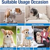 Pet Soft Male Dog Wraps 20 Count Disposable Nappies Wetness Indicator Small view 6
