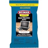 Weiman Disinfecting Electronic Wipes - Safely Clean Your Screen, Laptop, Computer, TV, Equipment-Electronic Cleaner Wipes