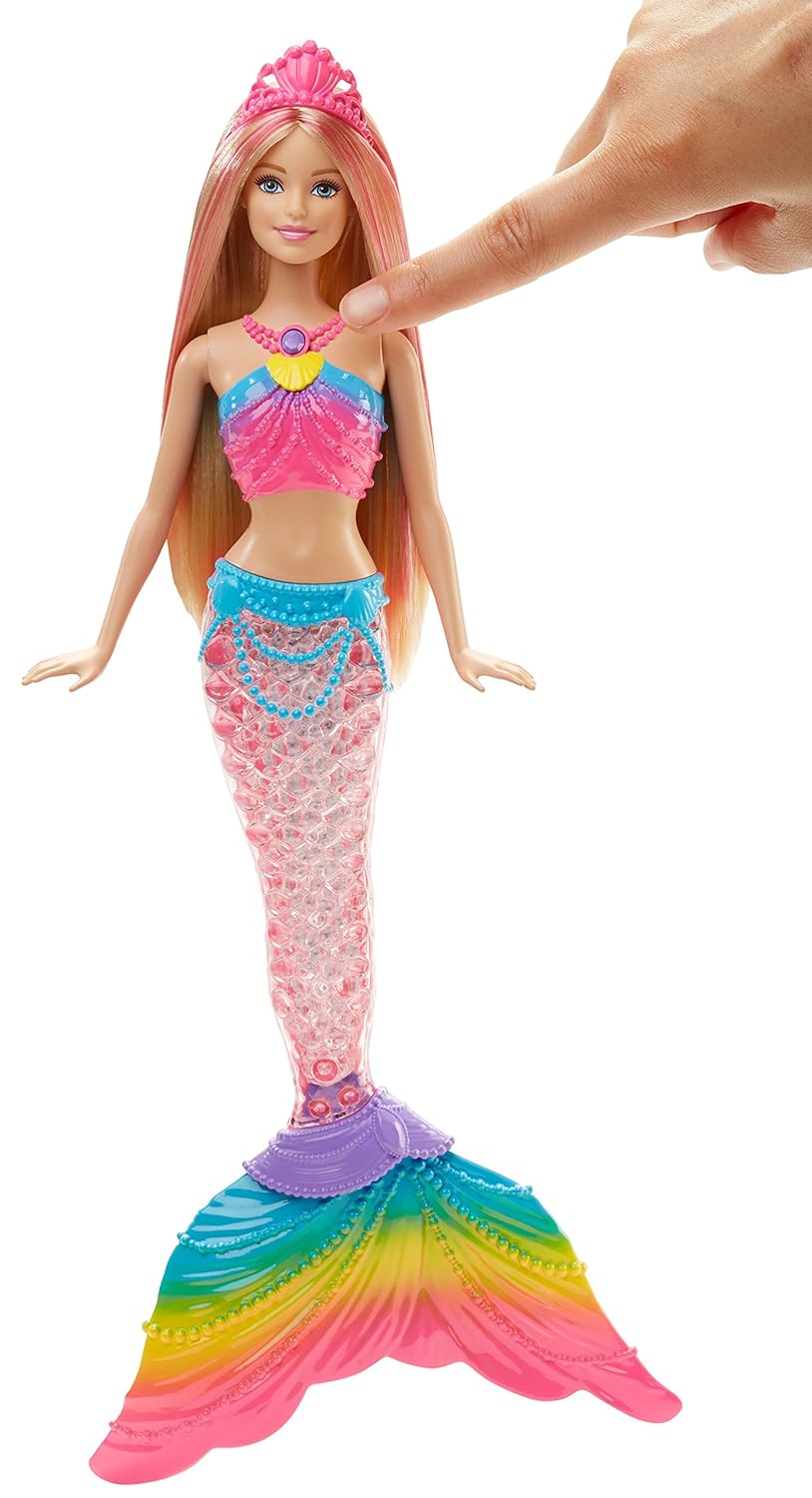 Barbie DHC40 Bambola Sirena Magico Arcobaleno Amazon Giochi e giocattoli