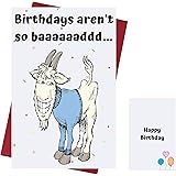 Carte D Anniversaire De Chevre Humoristique Carte D Anniversaire De Chevre Carte D Anniversaire De Chevre Avec Enveloppe Amazon Ca Fournitures Pour Le Bureau