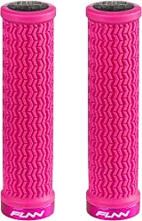 Funn Holeshot Mountain Bike Grips 22 mm Lock On Pink Lightweight Ergonomic