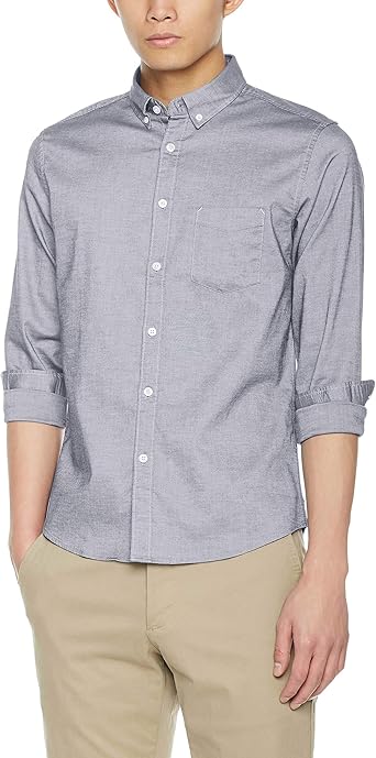 next slim fit oxford shirt