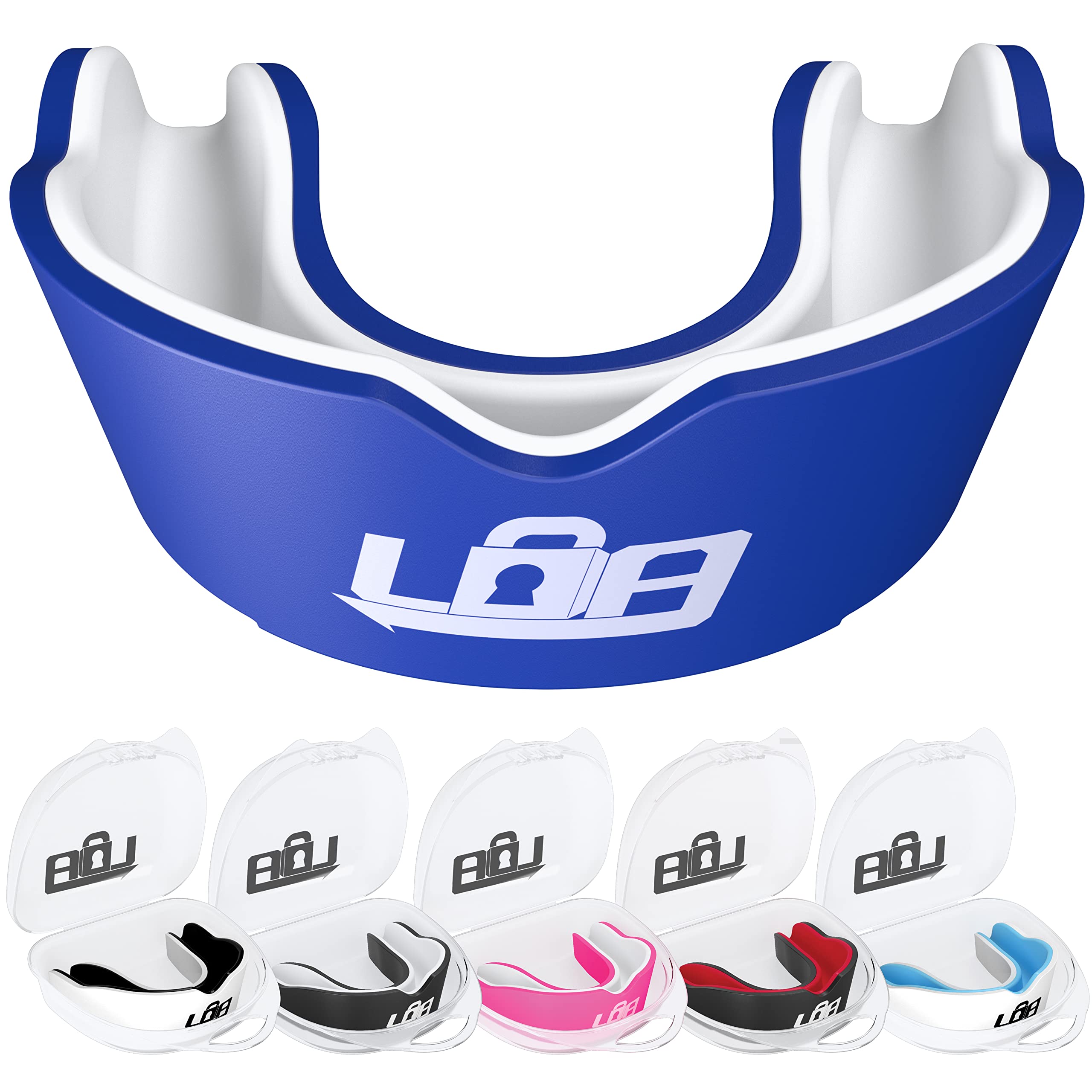 Gum Shield for Rugby, MMA, Hockey, Boxing and More - Premium Multi Layer Slim Fit Sports Mouth Guard - Ultimate Protection for Men and Women (Ages 12+) Maximum Safety for Sports — image 1