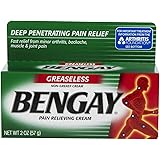 Bengay Pain Relieving Cream, Greaseless-2 oz