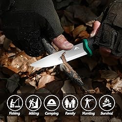 FLISSA Folding Hand Saw & Survival Knife, Bi-metal