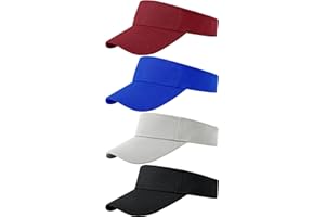 Cooraby Sports Sun Visor Hats Adjustable Sun Visor Caps for Women and Men