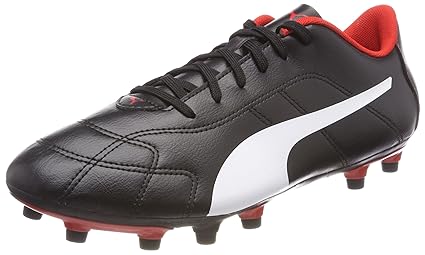 Amazon Com Puma Classico C Fg Football Boots Mens Black White