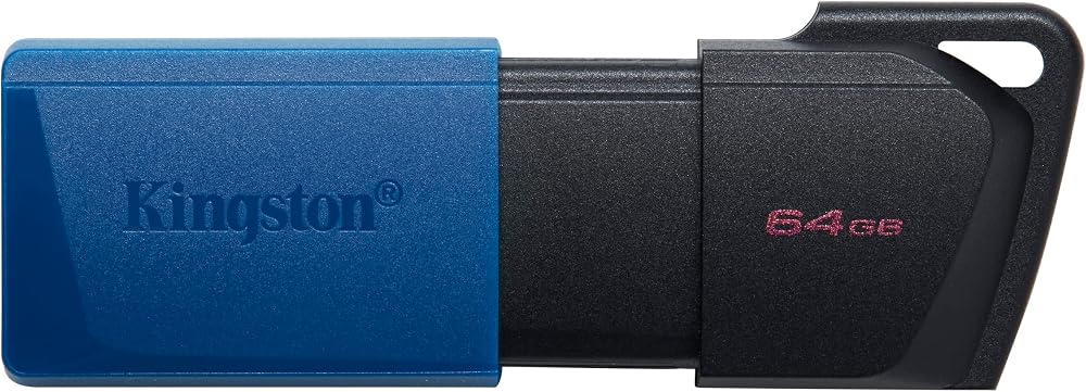 Kingston DataTraveler Exodia M USB 3.2 Gen 1 64GB Moving Cap Black Blue