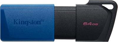 Kingston DataTraveler Exodia M USB 3.2 Gen 1 64GB Moving Cap Black Blue