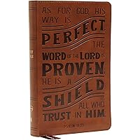 NKJV, Thinline Bible, Verse Art Cover Collection, Genuine Leather