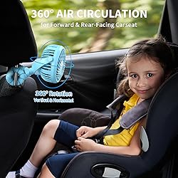 AMACOOL Battery Operated Stroller Fan Flexible