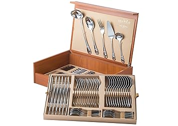 18200, Cuberteria Acero Inoxidable, Estuche 113 Piezas: Amazon.es: Hogar