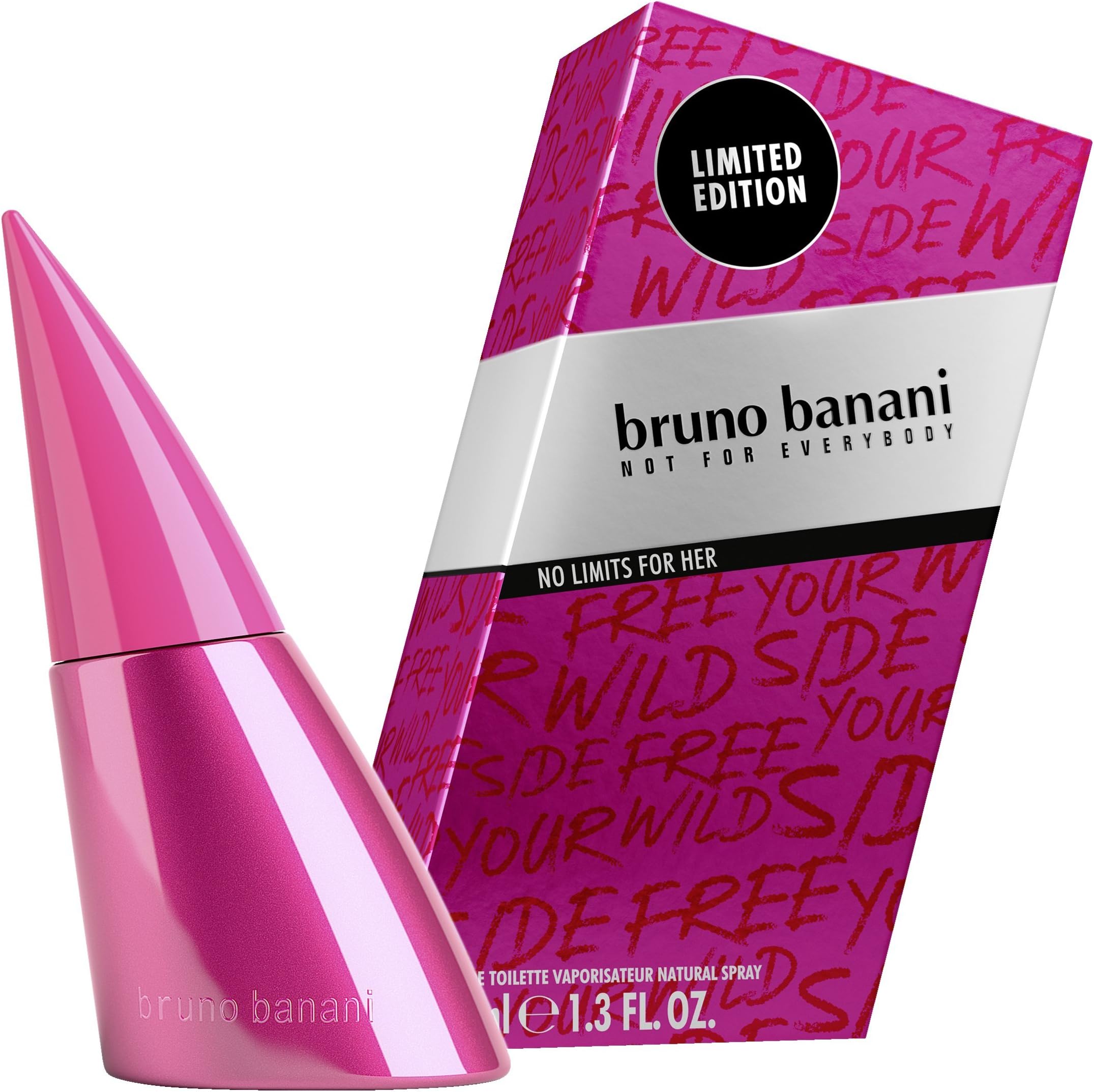Bruno Banani No Limits for Women Eau De Toilette, 40 ml