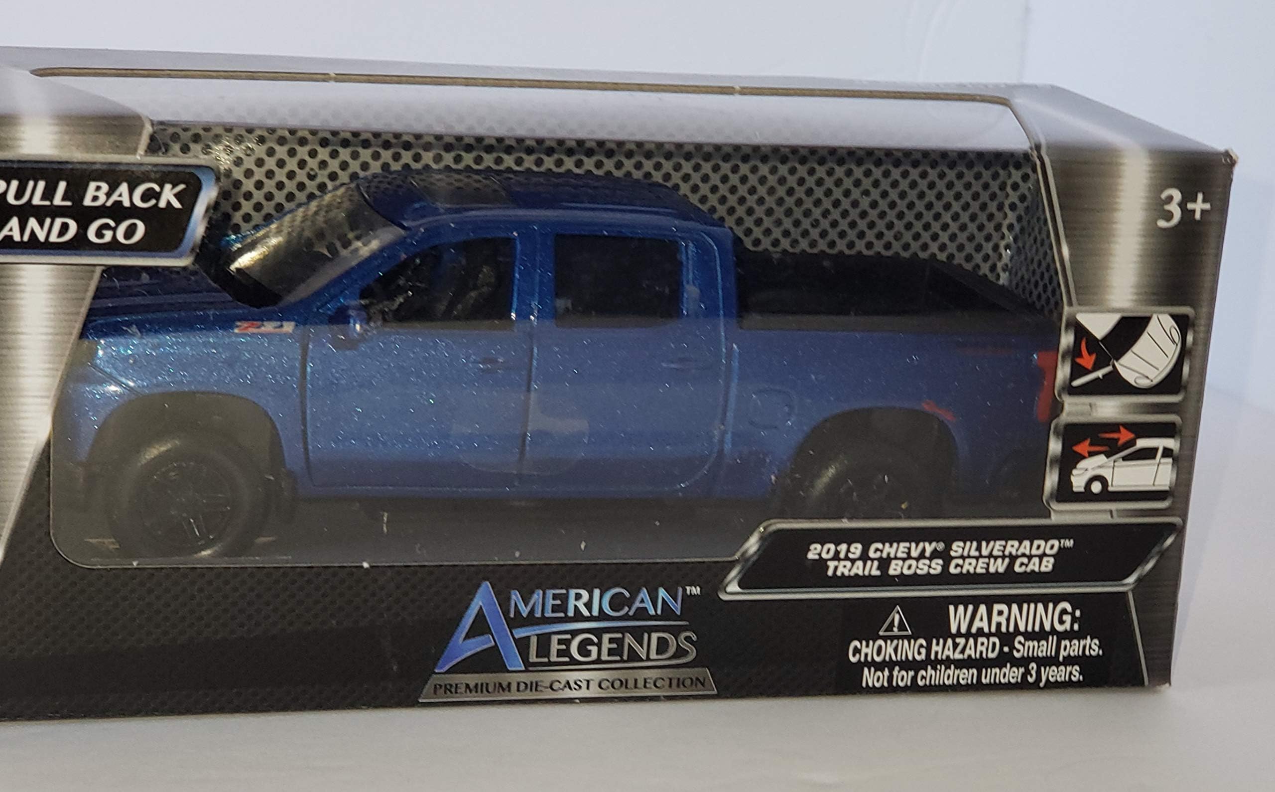 American Legends 2017 Chevrolet Camaro ZL1 Green Pull-Back-and-Go Model Car
