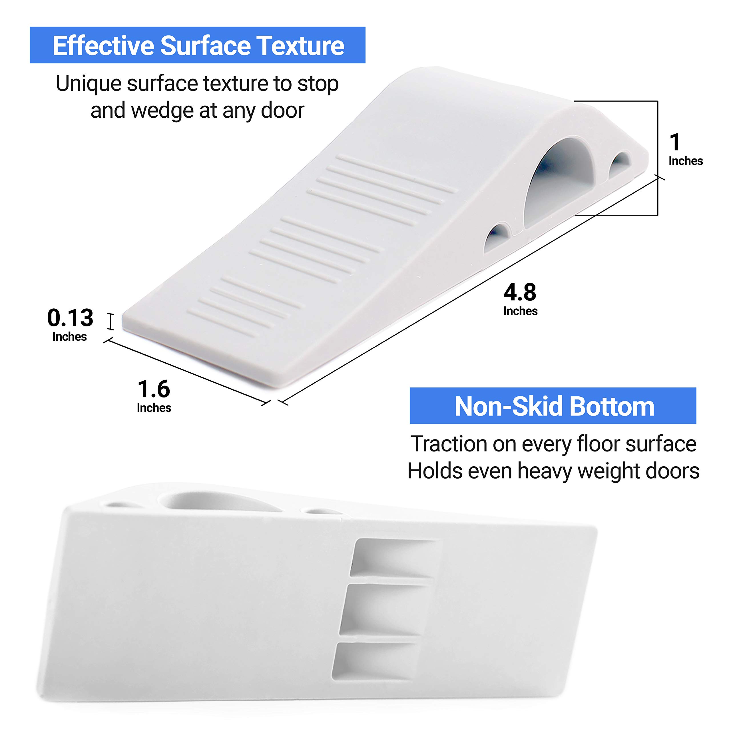 Wundermax Decorative Door Stopper With Free Bonus Holders, Door Stop