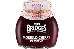 Mrs Bridges Morello Cherry Preserve, Made in Scotland, 12oz Jar (Pack of 1)
