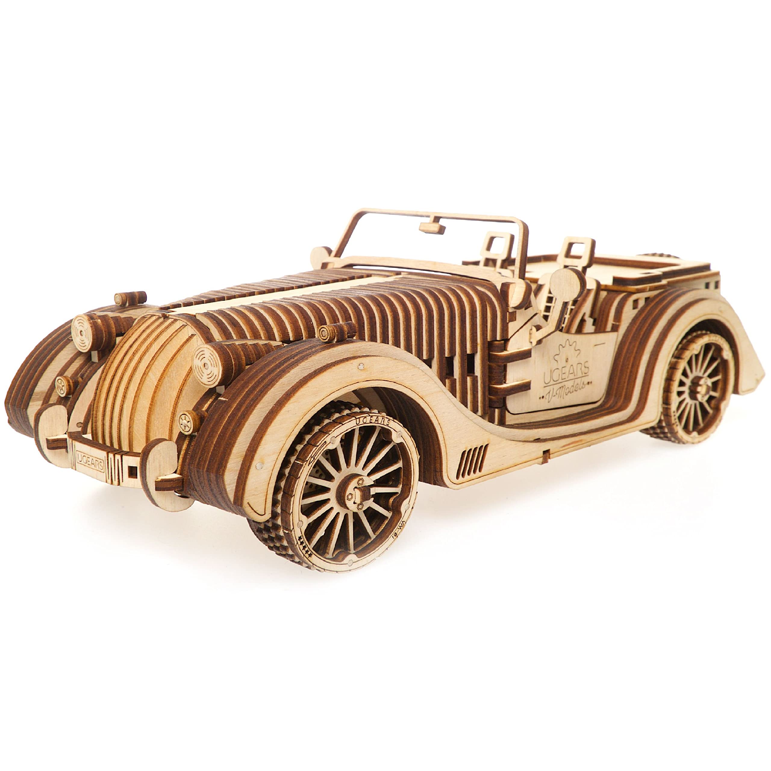UGears Mechanical Models Roadster VM-01 3-D Wooden