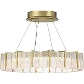 Minka Lavery 2418-695-L Sevryn Semi Flush, Integrated LED, Soft Brass