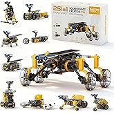 STEM 25-in-1 Education Solar Power Toys for Boys Age 8-12, Science Kits Robots Toys for Ages 8-13, Building Toys Robotics Exp