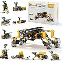 STEM 25-in-1 Education Solar Power Toys for Boys Age 8-12, Science Kits Robots Toys for Ages 8-13, Building Toys Robotics Exp