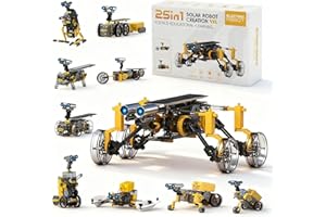 STEM 25-in-1 Education Solar Power Toys for Boys Age 8-12, Science Kits Robots Toys for Ages 8-13, Building Toys Robotics Exp