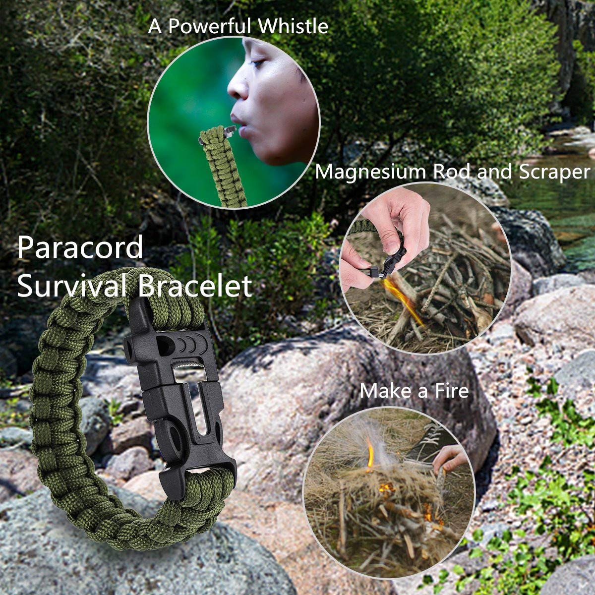 SGODDE Water Filter Bottles with 2-Stage Integrated Filter Straw BPA Free Filtered Water Bottle for Hiking, Camping, Backpacking and Travel