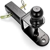 Black Boar ATV/UTV Mount with Hitch Winch Strap Loop (2" Ball 2" Shank) (66025)