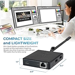 RVP+ Docking Station Dual Monitor, 6-in-1, 100W