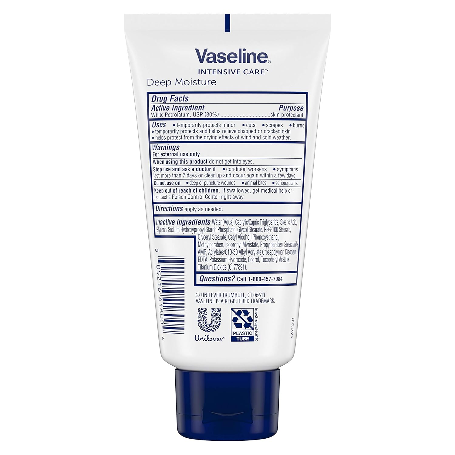 vaseline deep moisture cream