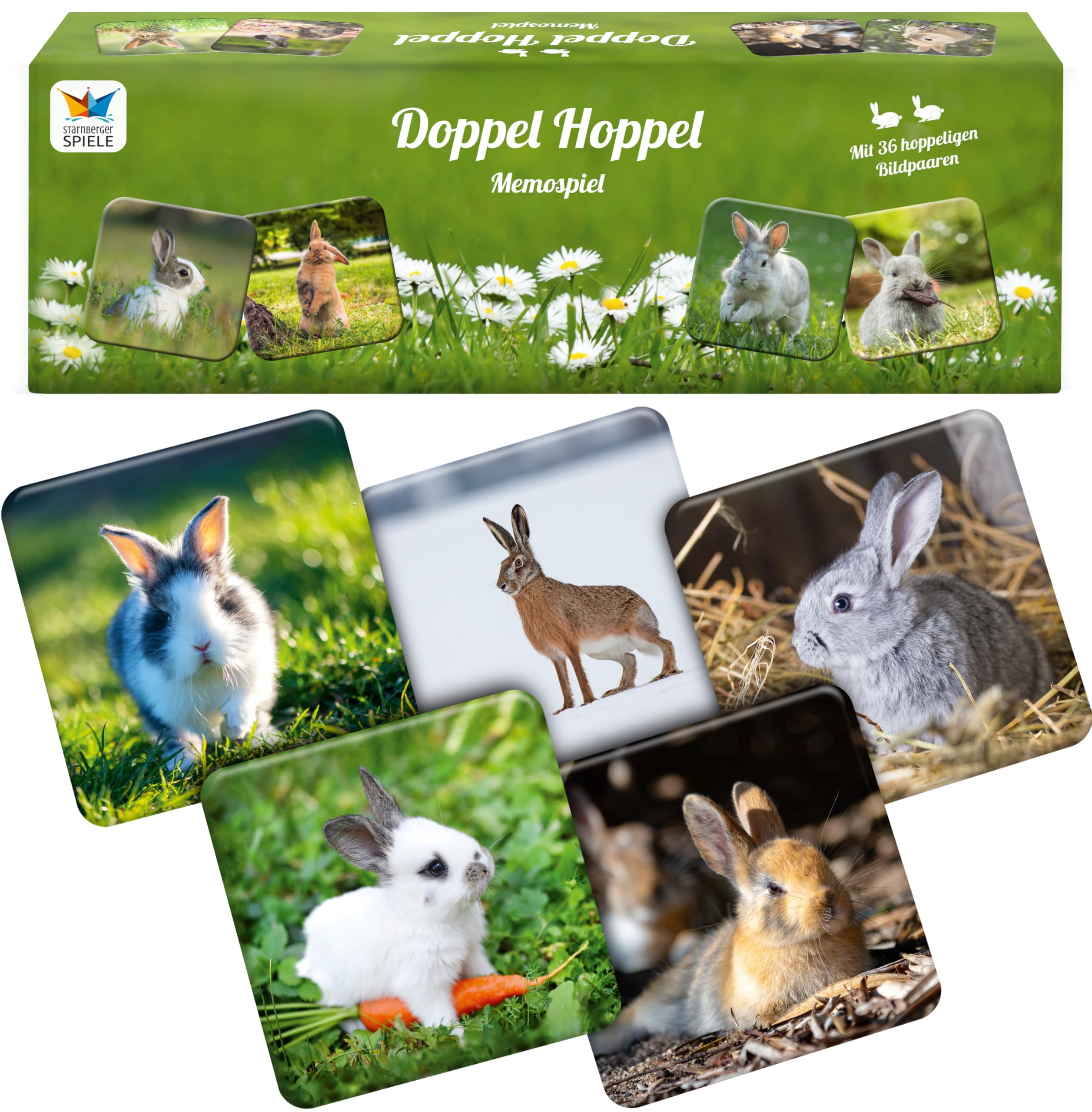 Starnberger Spiele - Double hoppel rabbit friends - great game for the whole family