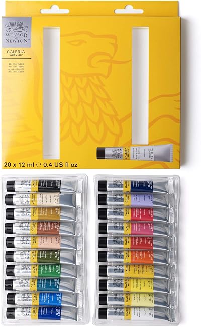 Winsor & Newton Galeria Acrylic 20x10ml Tube Set