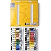 Winsor &amp; Newton Galeria Acrylic Paint, 20 x 12ml (0.4--oz) Tube Paint Set | Introductory Acrylic Paint made with Professional Pigments, Perfect for Beginners, Buttery Texture, High Tinting Strength