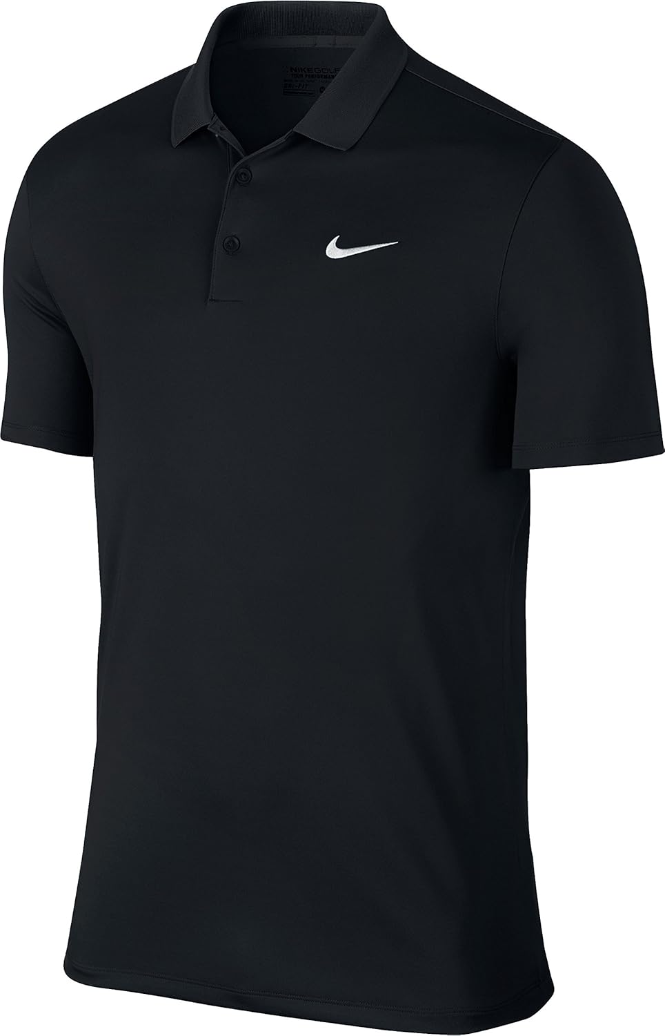black nike polo shirt