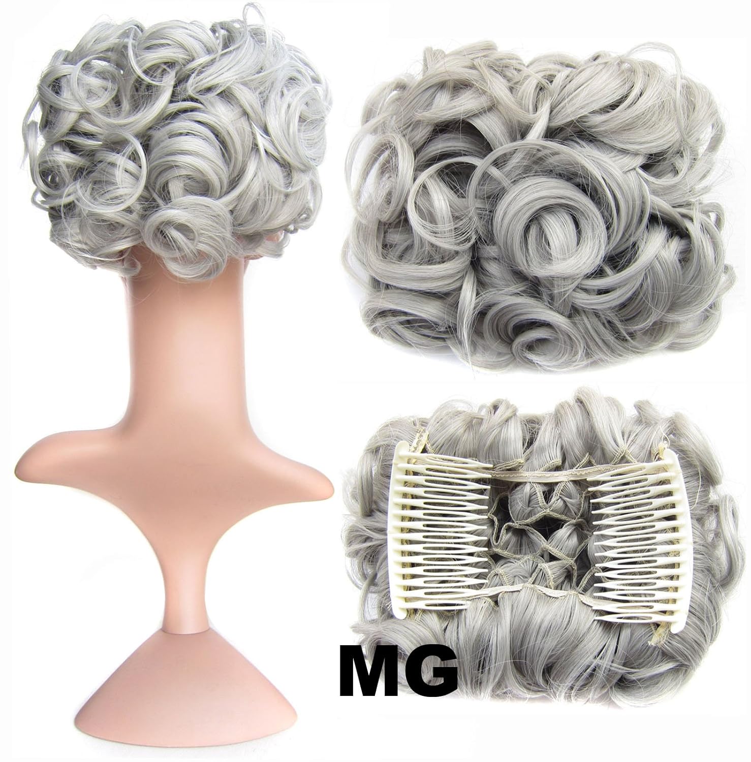 Amazon Com Womens Beautiful Scrunchie Hair Bun Updo Hair Ribbon