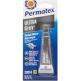 Permatex 22074 Ultra Grey Rigid High-Torque RTV Silicone Gasket Maker, 0.5 oz.