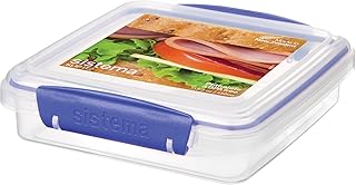 Sistema Sandwichbox,Blau (Transparent),450 ml