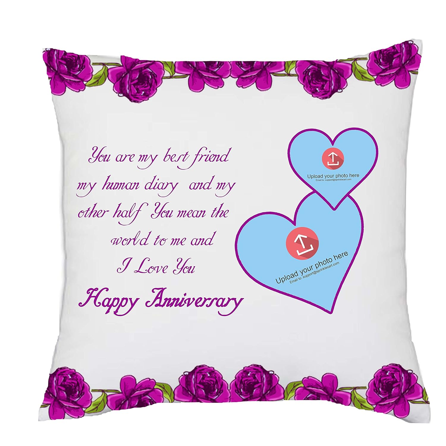 Buy Sprinklecart I Love You Happy Anniversary Wishes Pillows
