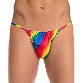 Satini Men's Underwear Satin Tanga Bikini Briefs Panties
